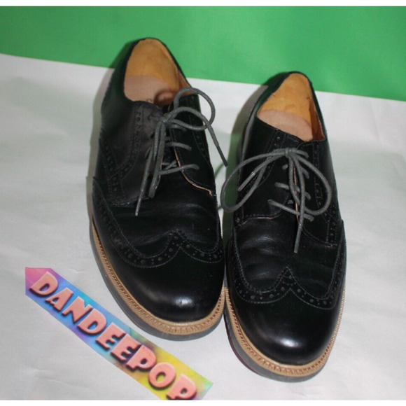 Cole Haan Grand OS Men\'s Black Dress Shoes Size 9.5M FT C21825 B16 Wingtip Derby main image 6